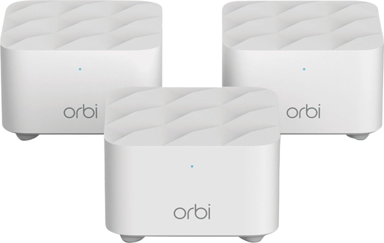 Netgear RBK13-100NAR Orbi RBK13 AC1200 Whole Home Mesh WiFi System Router (Renewed)