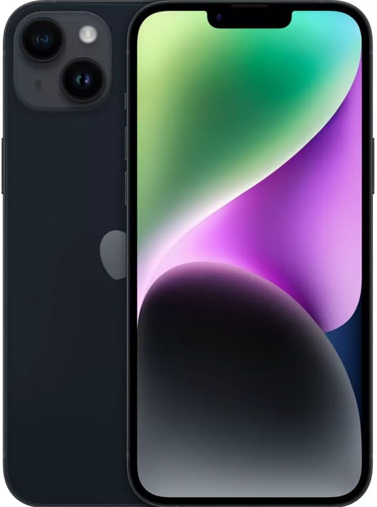Apple iPhone 14 Plus, 128GB, Midnight – Unlocked (Renewed)