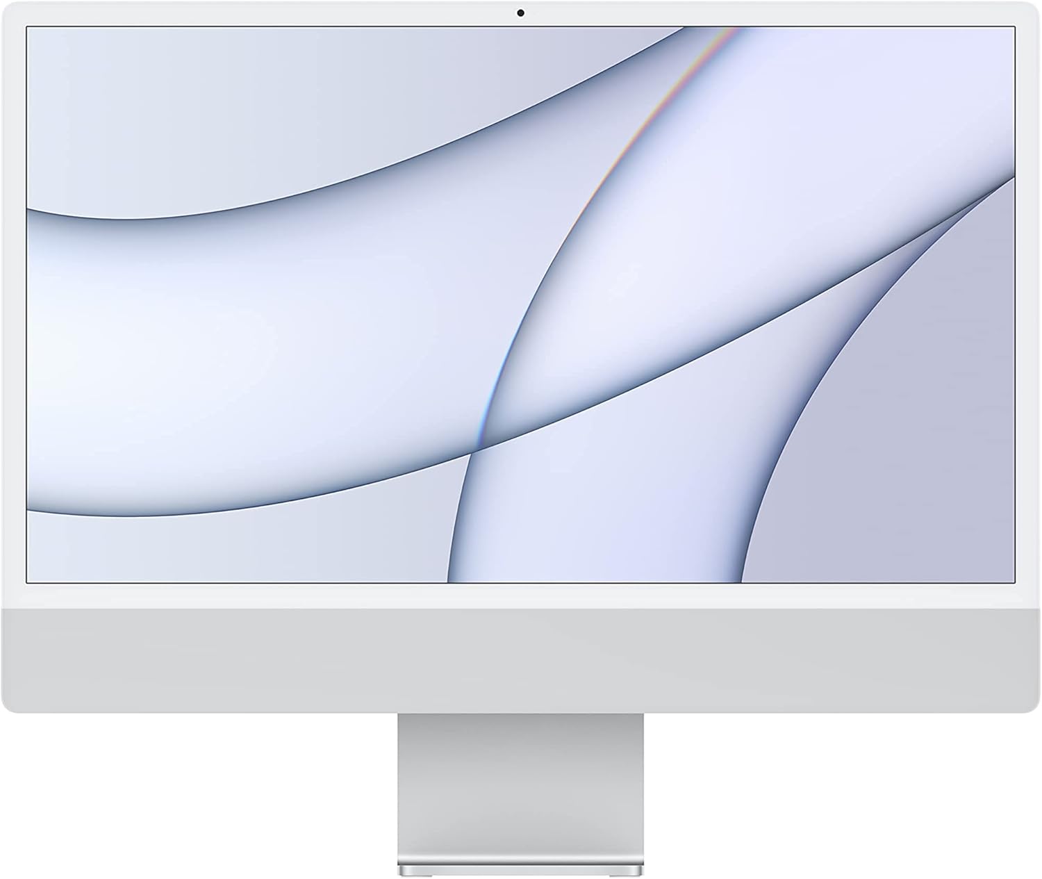 Apple 2021 iMac with Apple M1 Chip with 8-core CPU, 24-inch, 8GB RAM, 512GB SSD Storage Silver (Renewed)