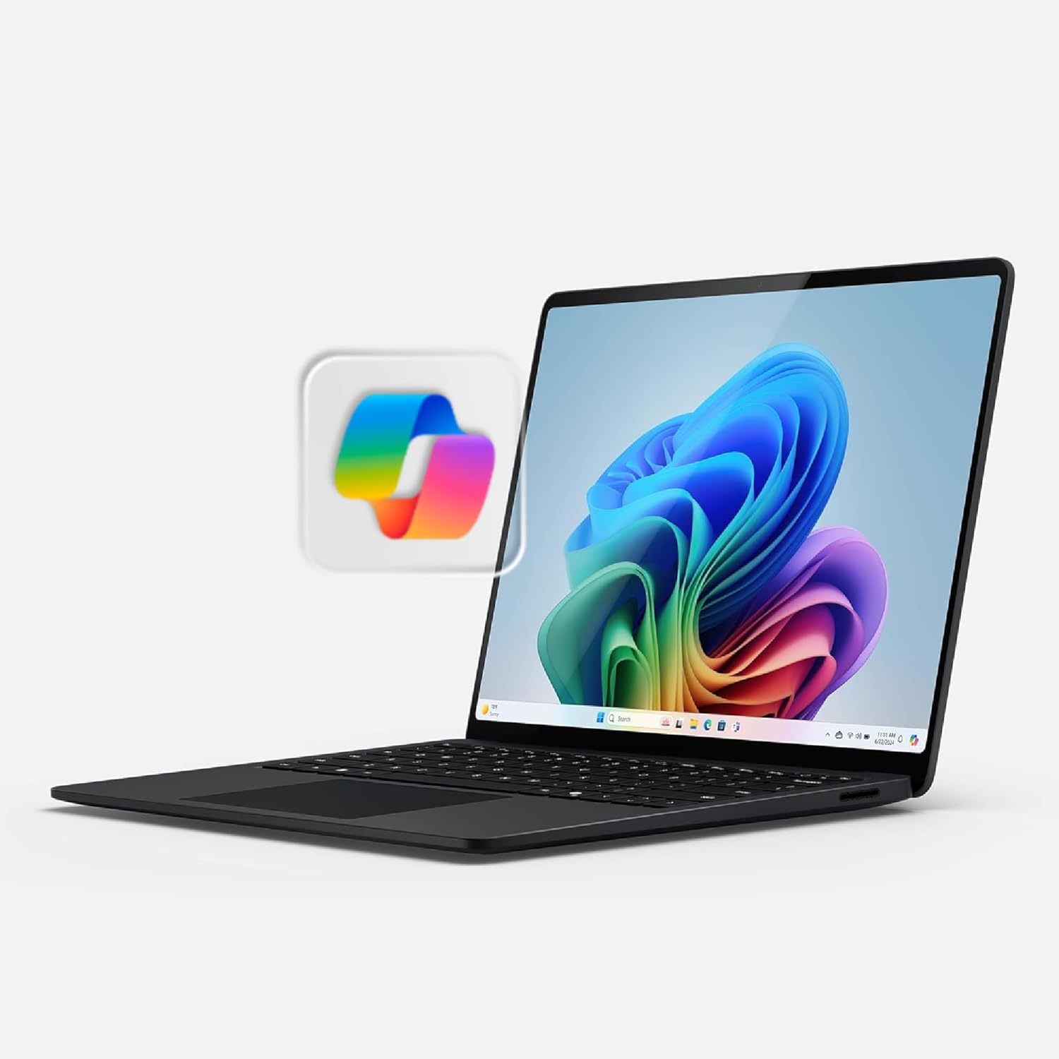 Microsoft Surface Laptop (2024), Windows 11 Copilot+ PC, 13.8″ Touchscreen Display, Snapdragon X Elite (12 core), 32GB RAM, 1TB SSD Storage, Black