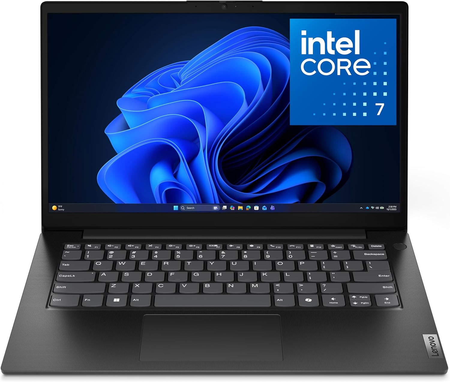 Lenovo V14 G5 – Hybrid Work Laptop – 14″ FHD Display – Intel Core 7-240H – 16GB Memory – 512GB Storage – Integrated Intel UHD Graphics – Windows 11 Home – Business Black