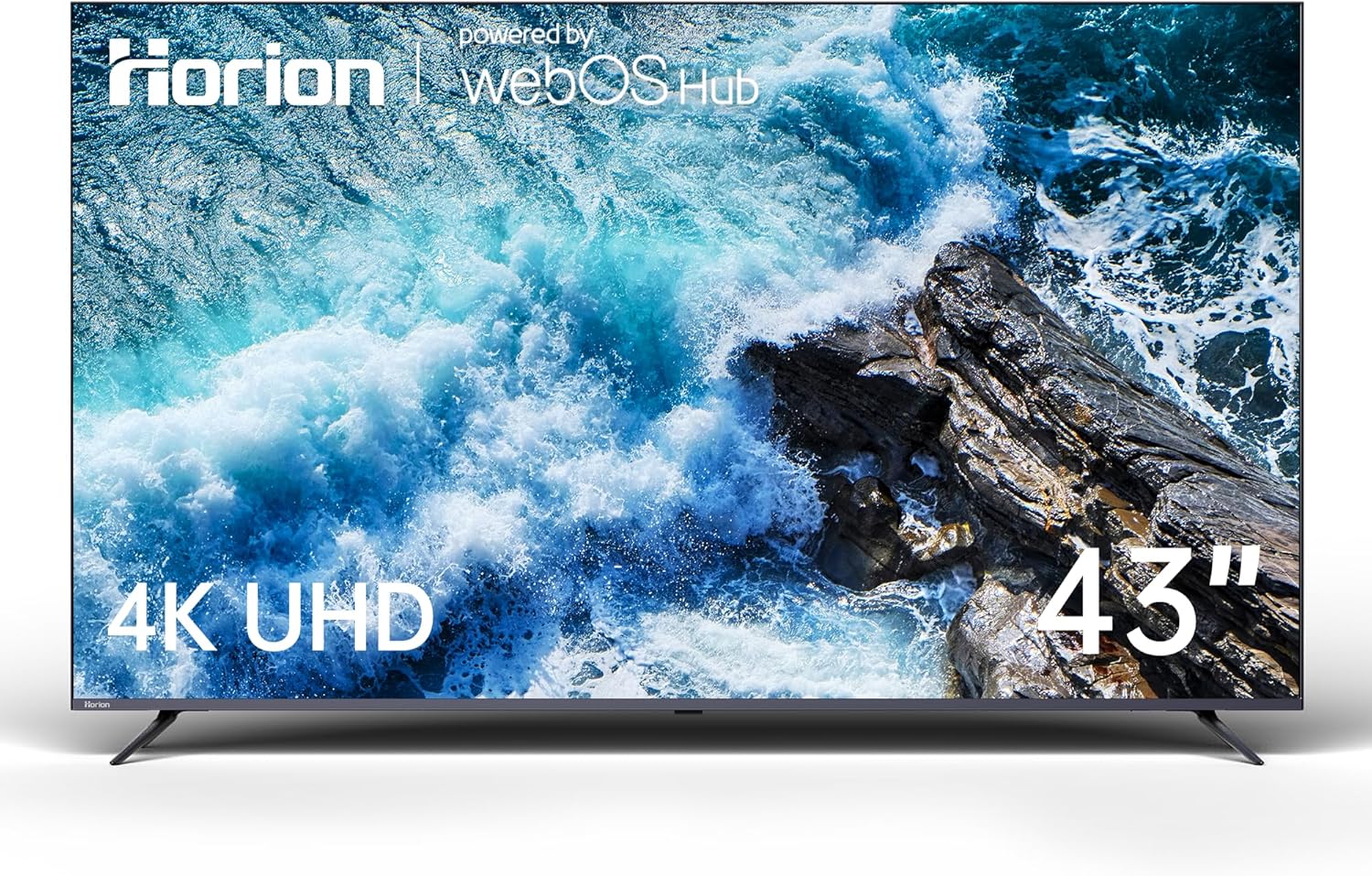 HORION 43 inch Smart TV, 4K UHD LED TV with WebOS 22, Ultra Slim Television with Mega Contrast, HDR10, Dolby Audio – Streaming Live, Bluetooth, Hdmi, WiFi ((P6D Series)