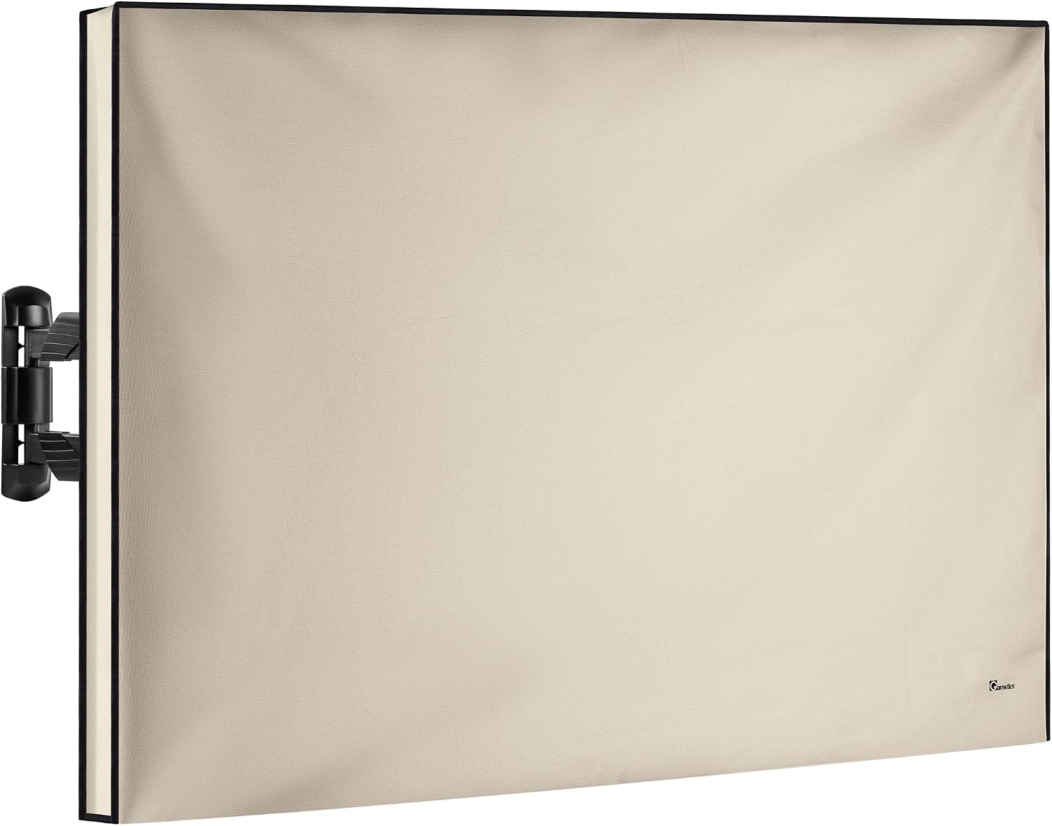 Garnetics Outdoor TV Cover 65 Inch Waterproof, Weatherproof TV Enclosures with Smart Shield Screen Protectors, Ideal for Outdoor Use, Moving, and Storage – Beige